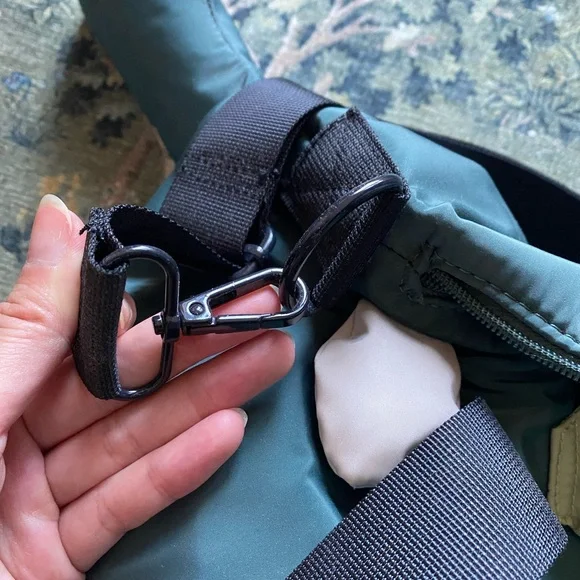 Cat & Jack Target Blue and Green Dinosaur Duffel bag - Picture 2 of 3